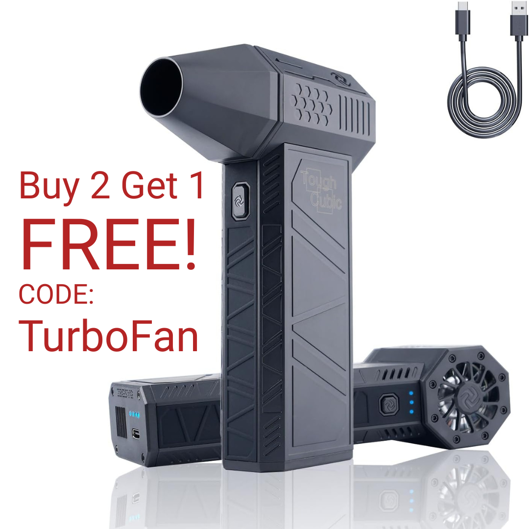 Mini Turbo Jet Fan X3-A 130000RPM Electric Air Blower Outdoor Camping Duster Handheld Snow Blower Car Dryer Brushless Motor